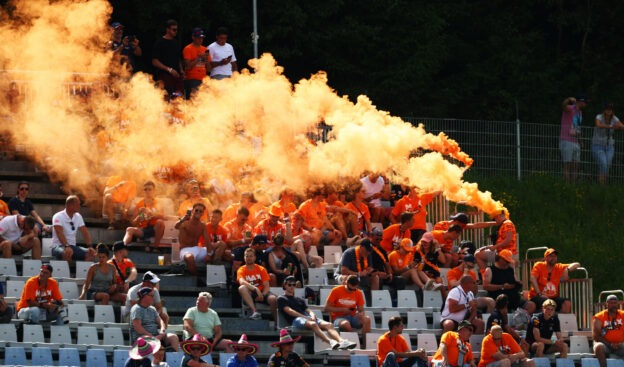 F1's Sea of Orange for both Max and Lando! by Peter Windsor