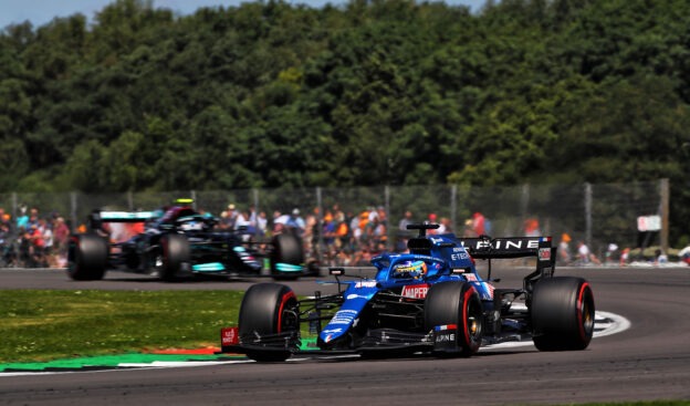 Ocon back up to speed with new Alpine chassis