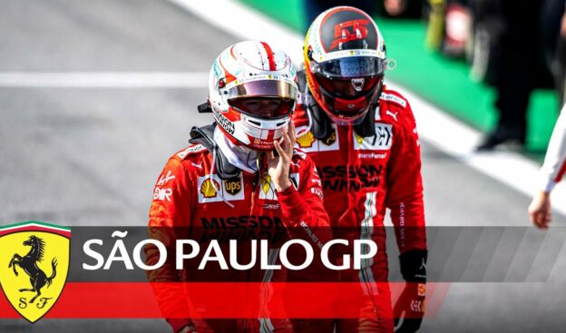 Leclerc and Sainz Tifosi message after the Brazil F1 GP