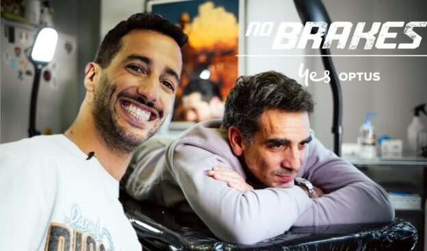 Cyril Abiteboul gets his Ricciardo tattoo