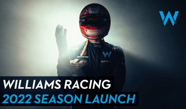 2022 Williams FW44 F1 car launch video