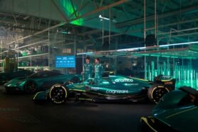 2022 Aston Martin AMR22 F1 car launch photos