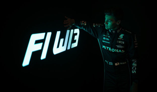 2022 Mercedes W13 F1 car launch photos