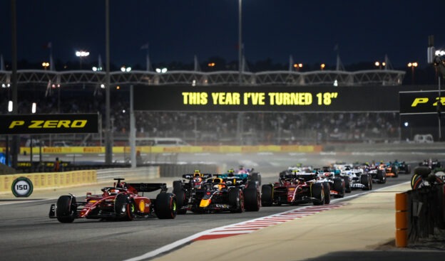 2022 Bahrain F1 GP Animated Timelapse video