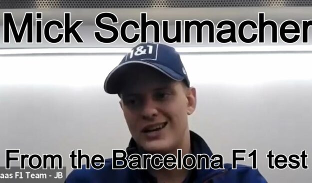 Haas F1 driver Mick Schumacher 2022 testing interview