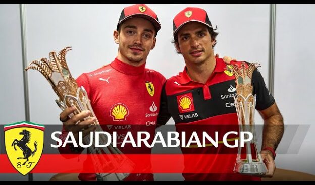 Leclerc & Sainz' Tifosi 2022 Saudi Arabian GP message