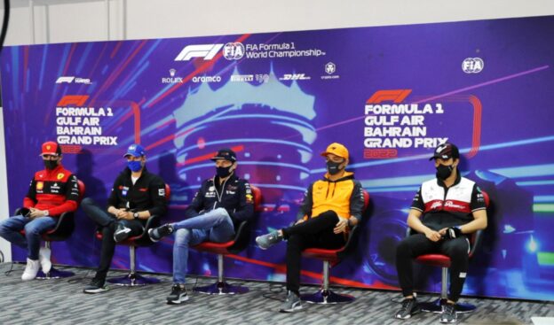 Drivers Press Conference 2022 Bahrain F1 GP