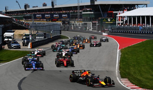 2022 Canadian F1 Grand Prix animated Timelapse video