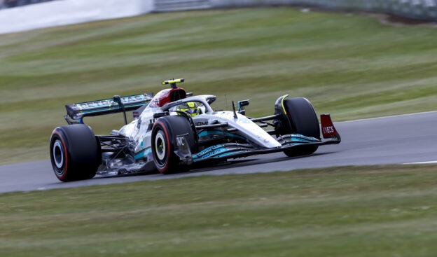 Mercedes 2022 British Grand Prix at Friday Practice report