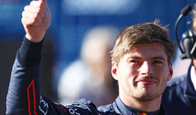 F1 World Champion Max Verstappen talks to DC on the Thames