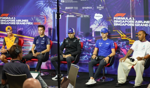 Drivers Press Conference 2022 Singapore F1 Grand Prix