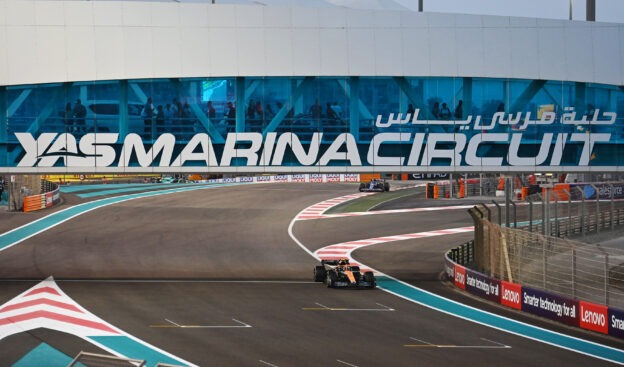 F1 Starting Grid 2024 Abu Dahbi Grand Prix Race Yas Marina