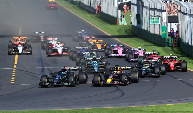 2023 Australian F1 Grand Prix Timelapse video animation