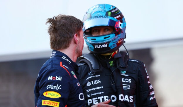 Verstappen calls Russell a "d*ckhead" and a "princess" after clash in Baku