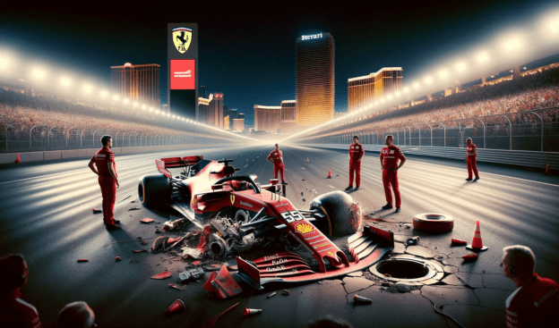 Ferrari Faces Penalty in Vegas Despite Unusual Collision Damage