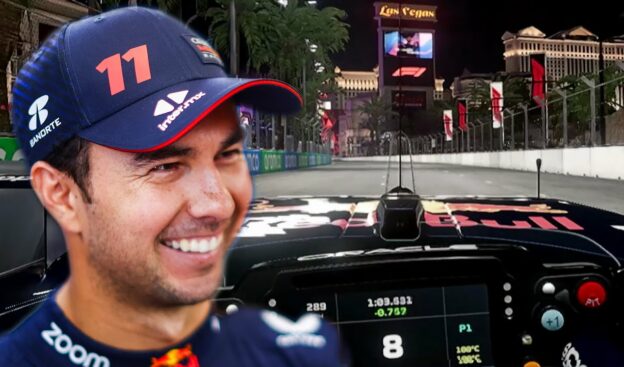 Checo Drives Las Vegas GP Track For The First Time