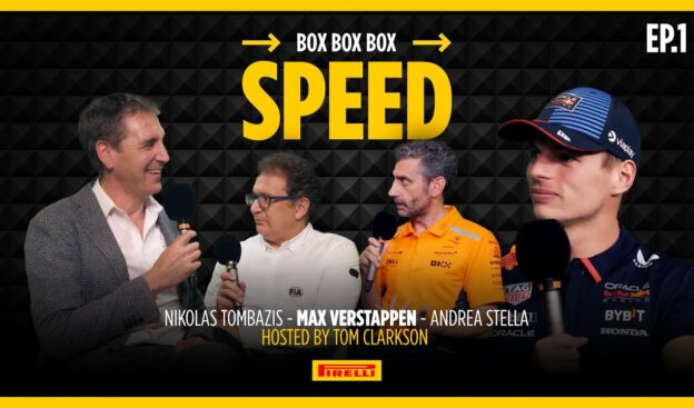 Pirelli Podcast: Verstappen | Stella | Tombazis - EP1